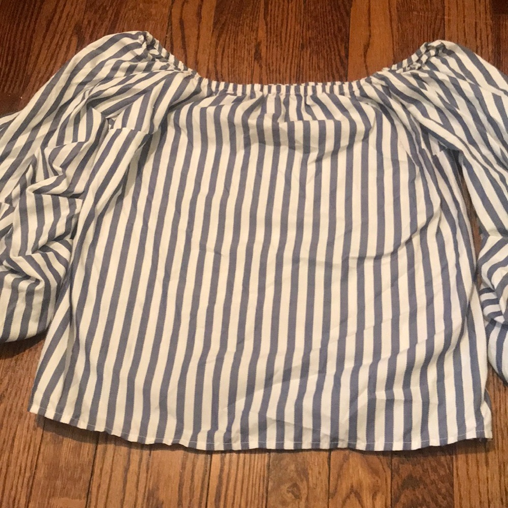 Off the shoulder shirt